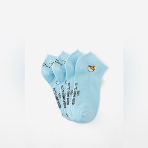 Typo X Gudetama 2 Pack of Ankle Socks